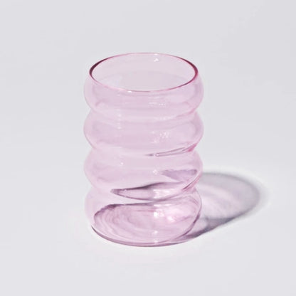 Abstract Art Glass Cups